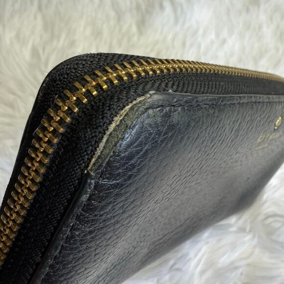 Kate Spade New York Black Zip Around Wallet - Picture 9 of 11